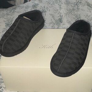 Kith Unisex Black Slip-On Shoes